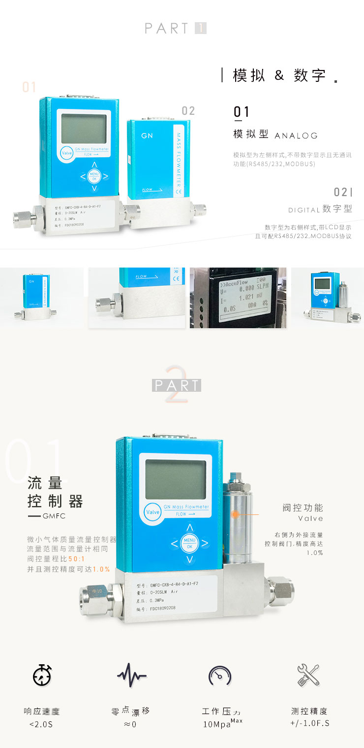 微小氣體質量流量計5